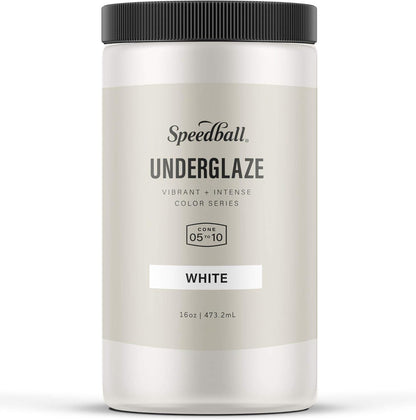 Speedball 001050 Underglaze, White, 16OZ