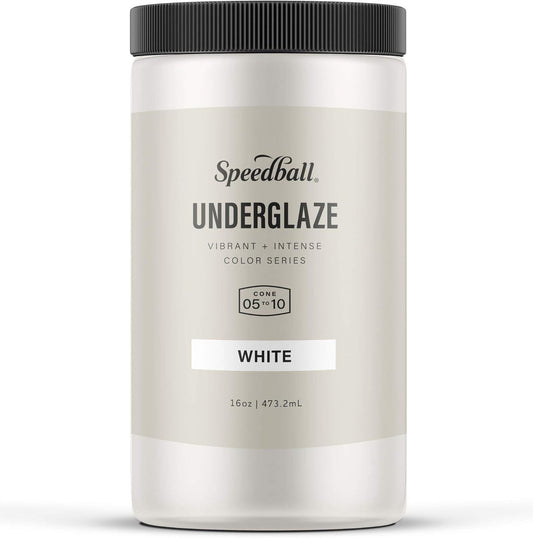 Speedball 001050 Underglaze, White, 16OZ