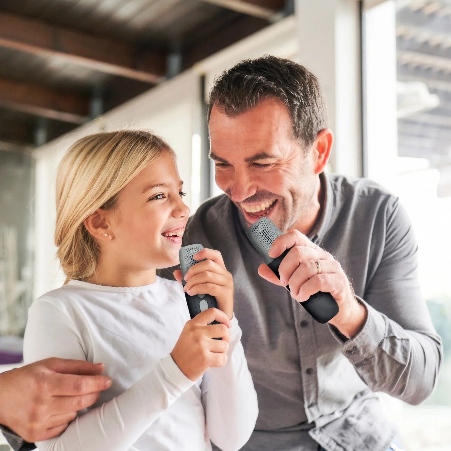 Light up Wireless Karaoke Speaker, Black, AI6029-BLK