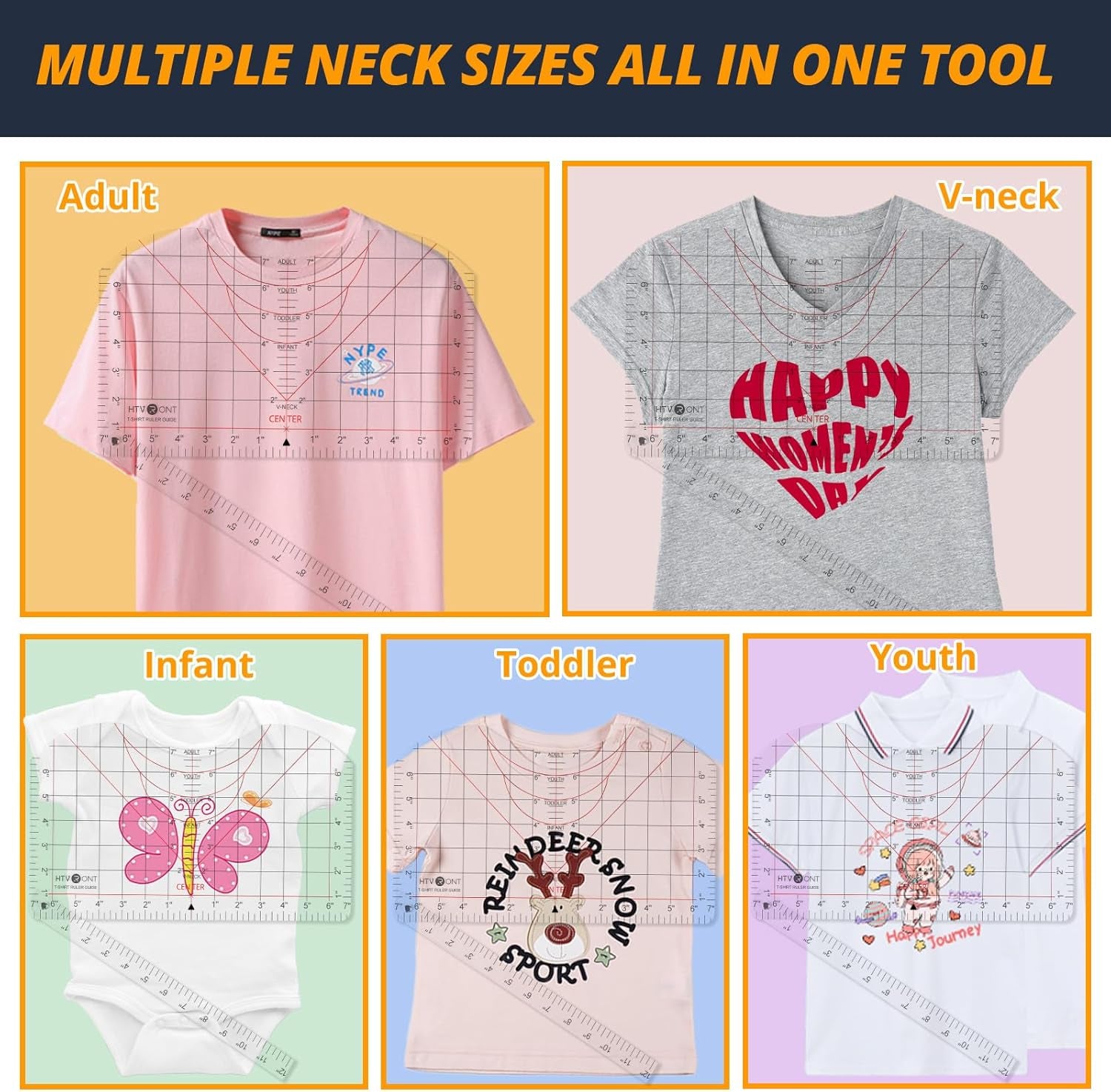 15X15 Heat Press Machine, 3Pcs Teflon Sheets, 2 Rolls HTV Vinyl, Tshirt Ruler Guide