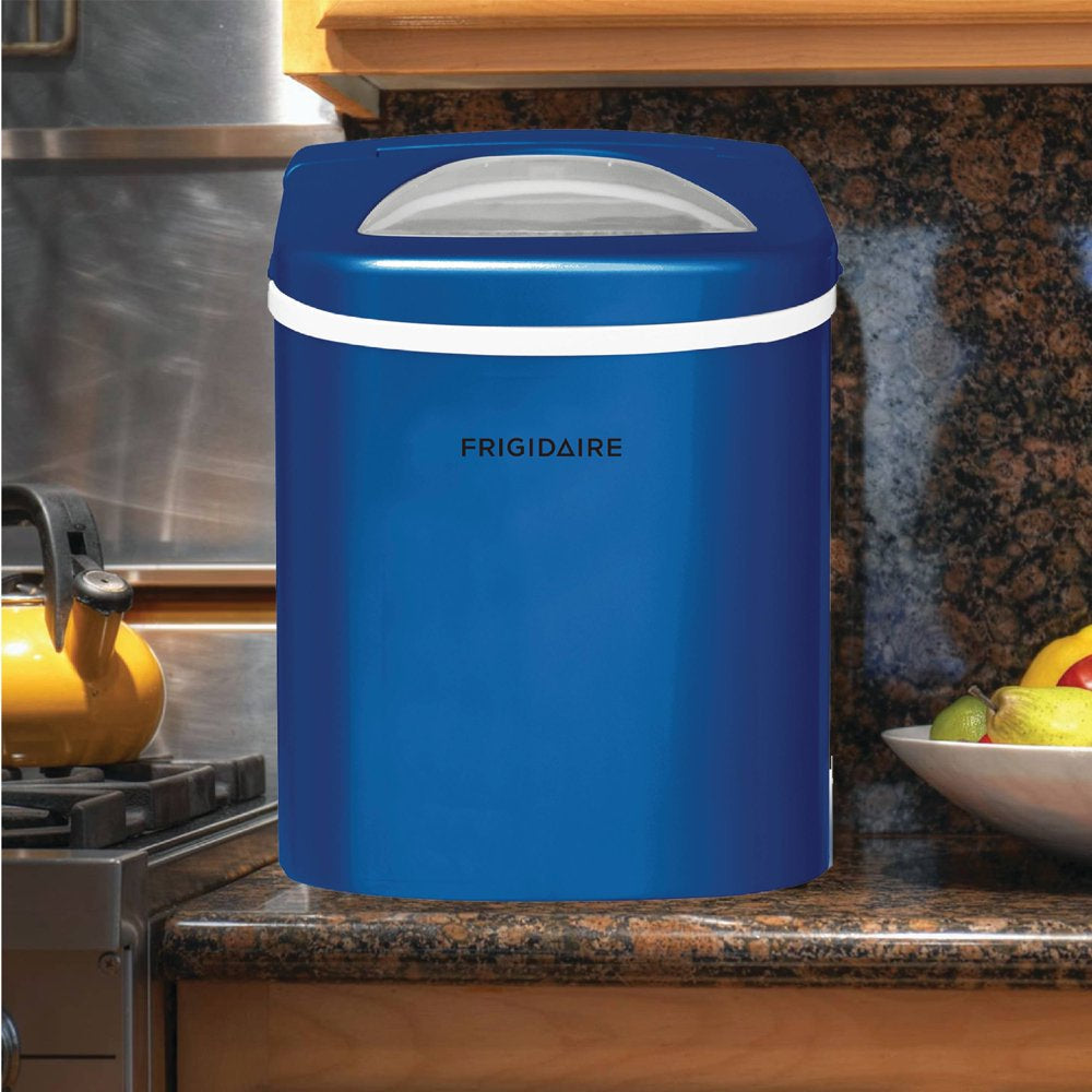 26Lb. Portable Countertop Ice Maker, Blue, EFIC108