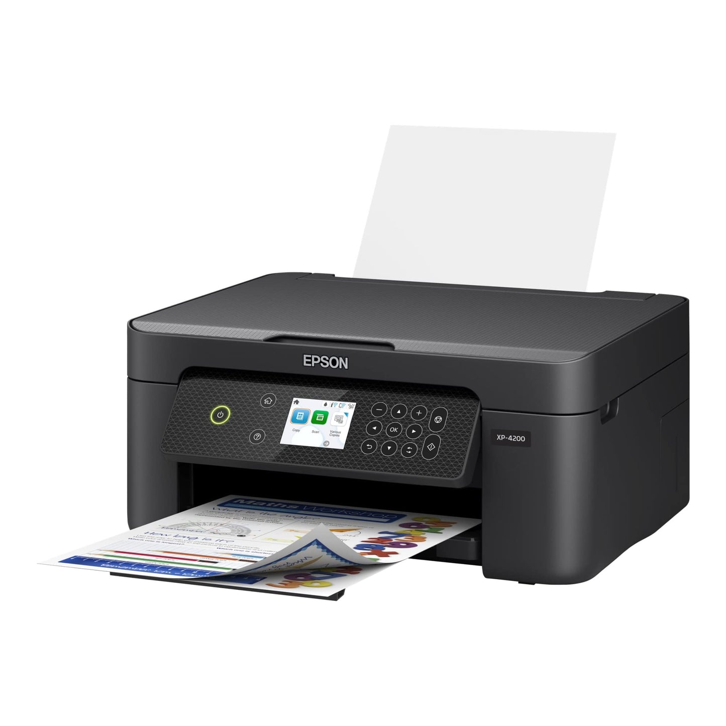 Epson Expression Home XP-4200 Wireless Color All-in-One Printer with Scan, Copy, Automatic 2-Sided Printing, Borderless Photos and 2.4" Color Display,Black