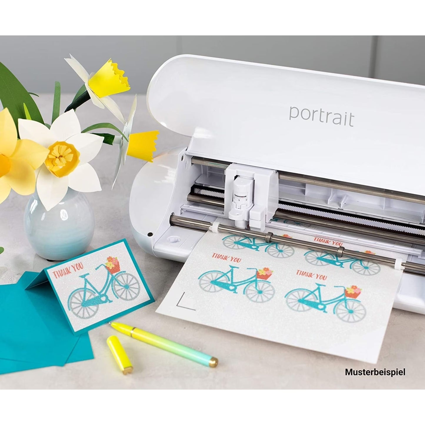 Silhouette Portrait 3 with Bluetooth Wireless Cutting 8X12" Cutting Mat Autoblade 2 50 Designs and Silhouette Studio