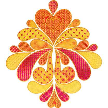 GO! Heather Feather #2 Fabric Cutting Die by Sarah Vedeler