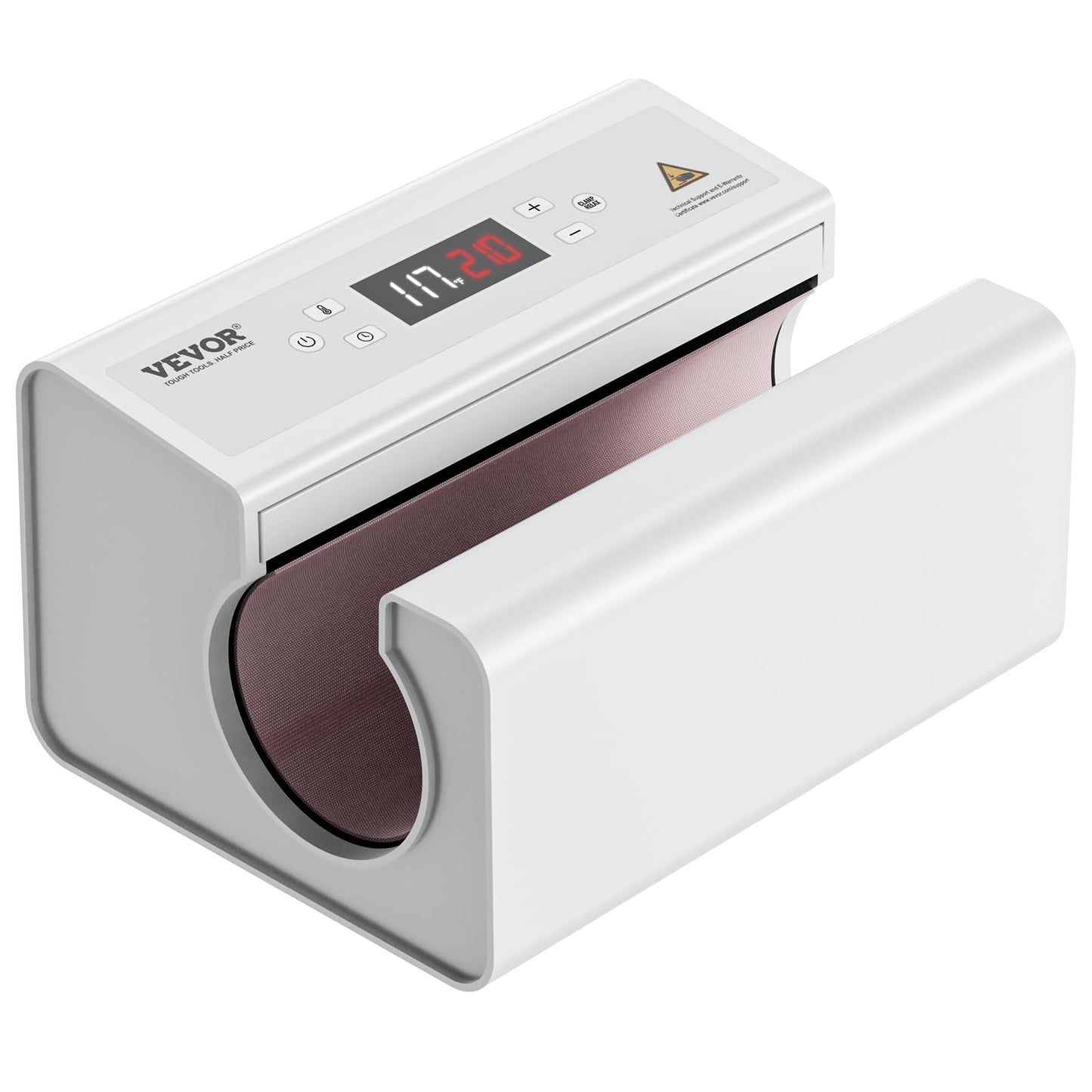 VEVOR 16x20 Heat Press, 1700W High Pressure Clamshell Heat Press Machine for T Shirts, Large Professional Digital Control Heat Transfer Machine for Sublimation, Vinyl, Heat Transfer Projects