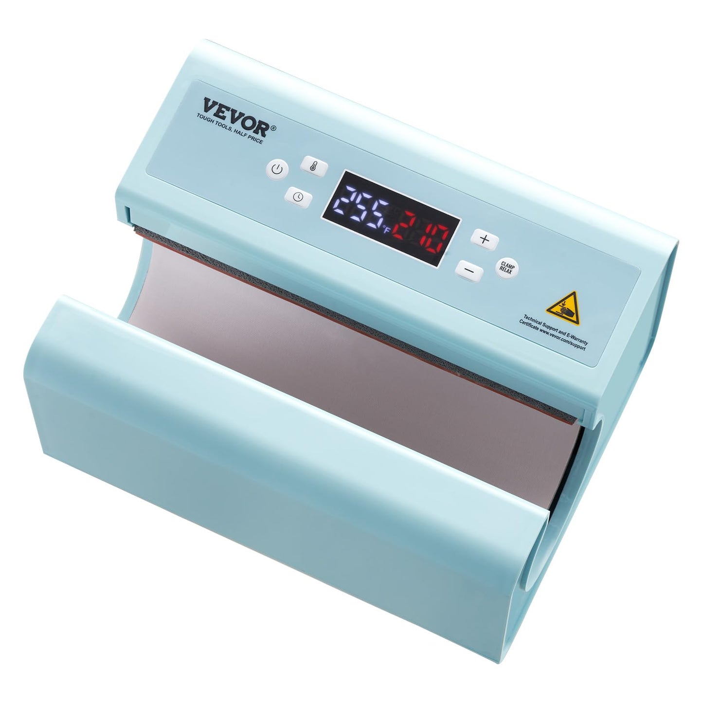 VEVOR 16x20 Heat Press, 1700W High Pressure Clamshell Heat Press Machine for T Shirts, Large Professional Digital Control Heat Transfer Machine for Sublimation, Vinyl, Heat Transfer Projects