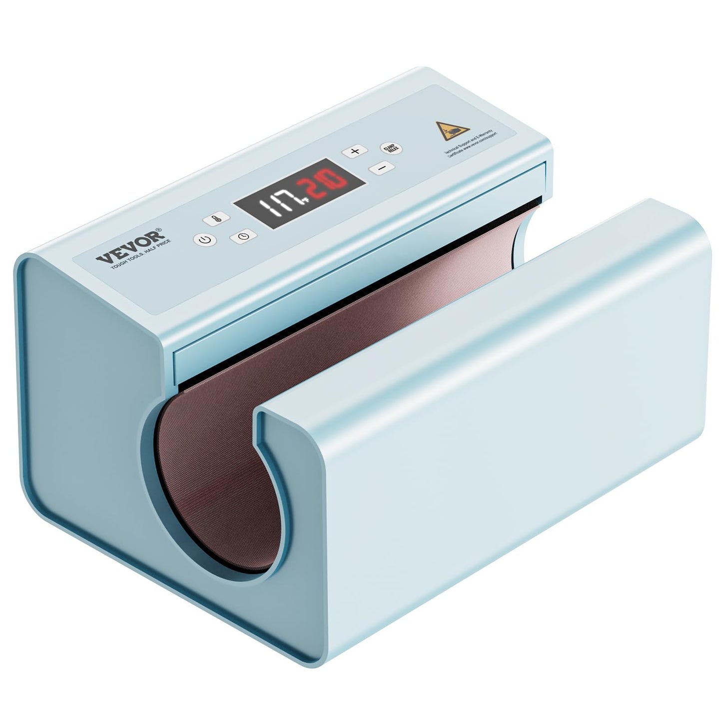 VEVOR 16x20 Heat Press, 1700W High Pressure Clamshell Heat Press Machine for T Shirts, Large Professional Digital Control Heat Transfer Machine for Sublimation, Vinyl, Heat Transfer Projects