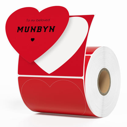 MUNBYN 3x2 Inch Cartoon Thermal Labels, Thermal Stickers, Thermal Sticker Labels for Custom Logo, Candle, Gift, 500 Labels/1 Roll