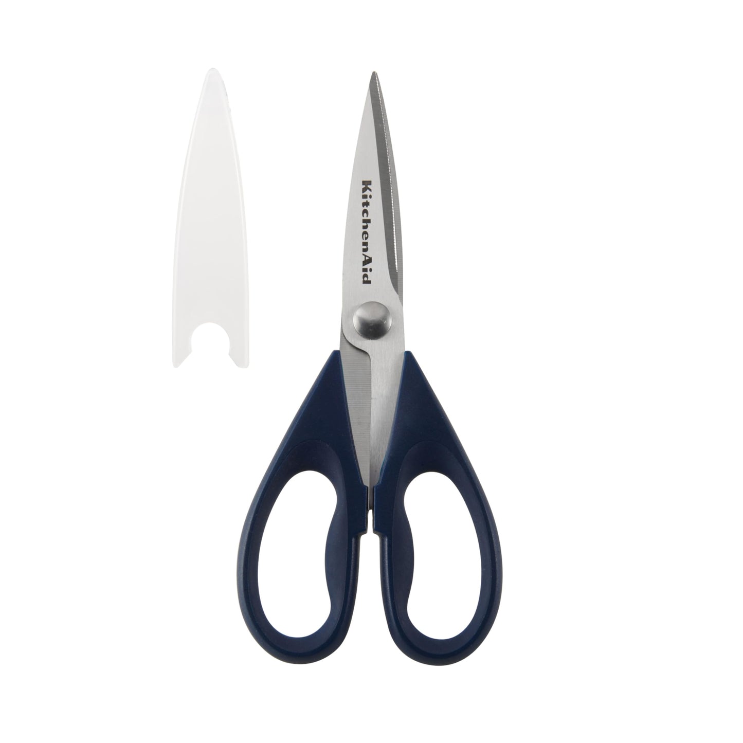 KitchenAid All Purpose Kitchen Shears with Protective Sheath for Everyday use, Dishwasher Safe Stainless Steel Scissors with Comfort Grip, 8.72-Inch, Black