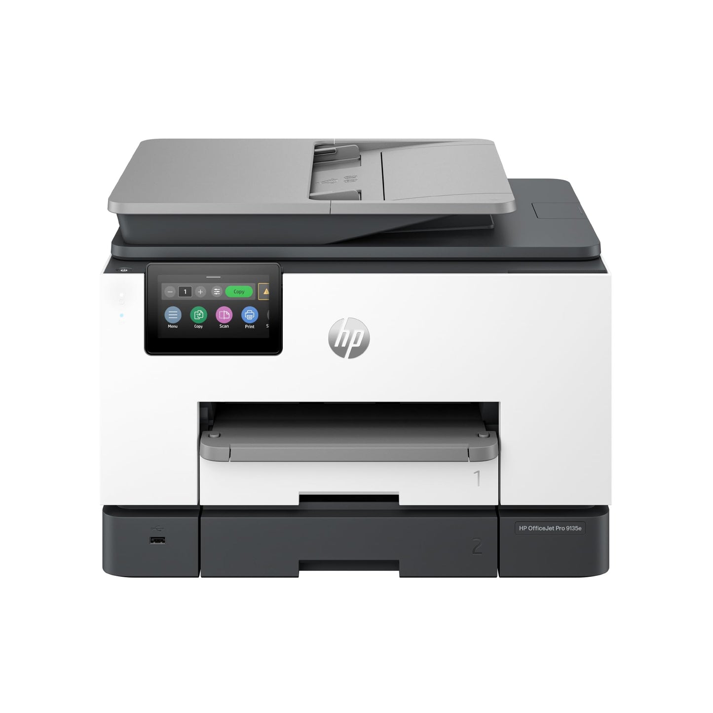 HP OfficeJet Pro 9135e Wireless All-in-One Color Inkjet Printer, Print, scan, Copy, fax, ADF, Duplex Printing Best for Office, 3 Months of Ink Included (404M0A)