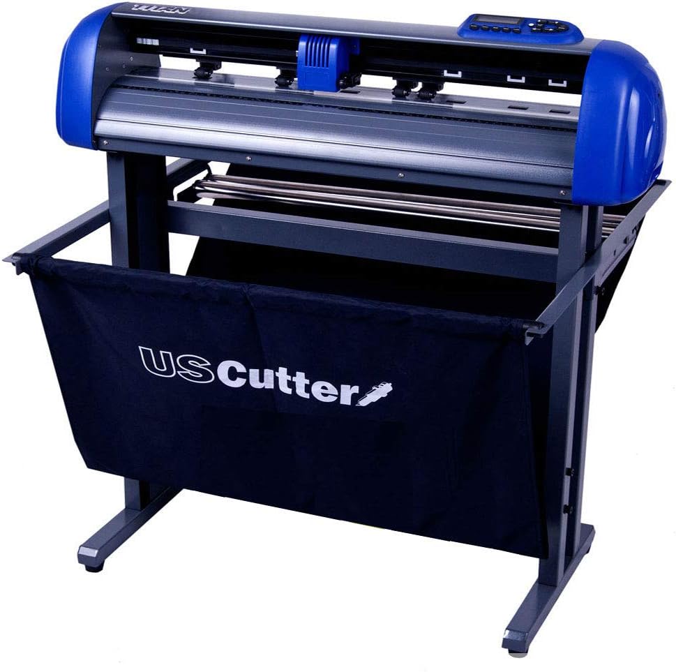 28-inch USCutter Titan 2 Vinyl Cutter/Plotter with Stand, Basket and Design and Cut Software