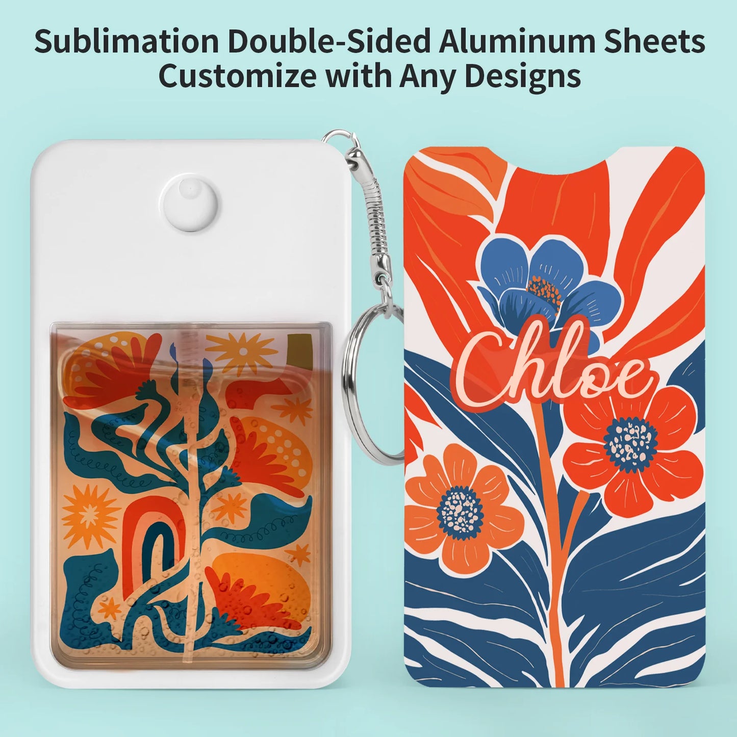 Sublimation Blanks Card Perfume Spray Bottle 1FL.OZ White 12 Pack