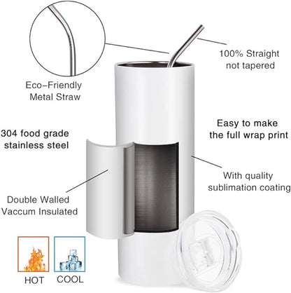 25 L Sublimation Oven Sublimation Starter Benginers Kit Bundle with 20 OZ Sublimation Tumblers,Cup Tumbler Cradle,Shrink Wrap Films and Heat Blower Foldable Handle