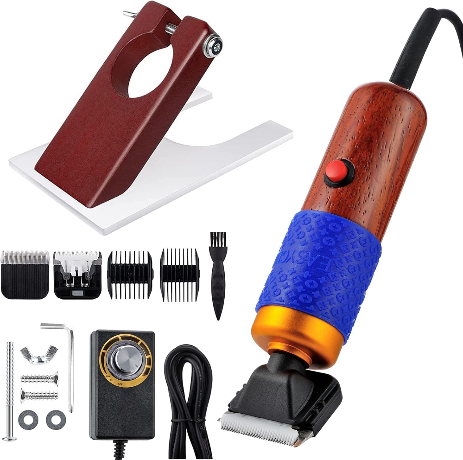 MAXMAN Carpet Trimmer with Shearing Guide, Electric Rug Tufting Gun Carver Clippers, Rug Trimmer, Carpet Shaver Carpet Carving Tool for Sculpting Tufting Gun Rug, 2 Blades (Excluding Oil)
