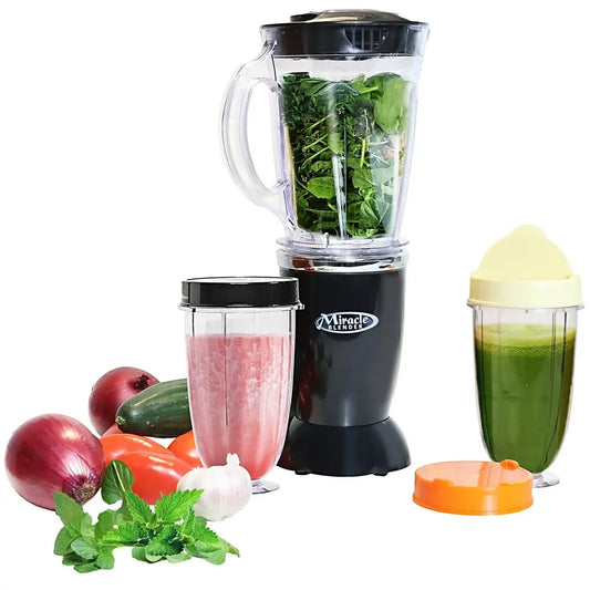 Miracle Blender, Bullet Style Personal Blender, 12 Pc Set