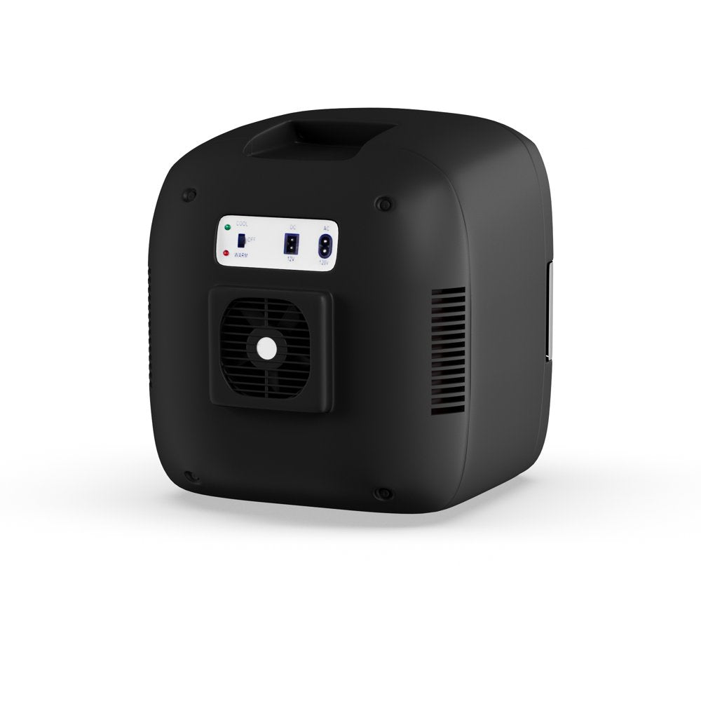 Portable Retro 12-Can Mini Cooler, EFMIS462, Black