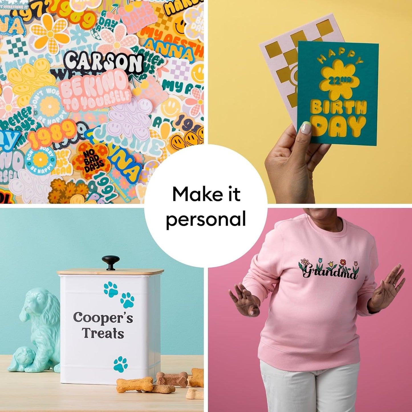 Cricut Joy Xtra Smart Cutting Machine | Vinyl Starter Kit