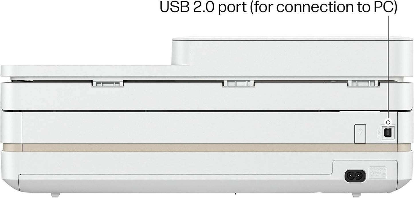 HP Envy 6555 Wireless All-In-One Color Inkjet Printer, Print, Scan, Copy, Duplex Printing Best-For-Home, 3 Month Trial of Instant Ink Included, Ai-Capable (C2XR6A) Portobello