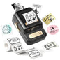B21 Label Maker Machine, 2 Inches Label Printer Retro Wireless Thermal Sticker Printer (Black)