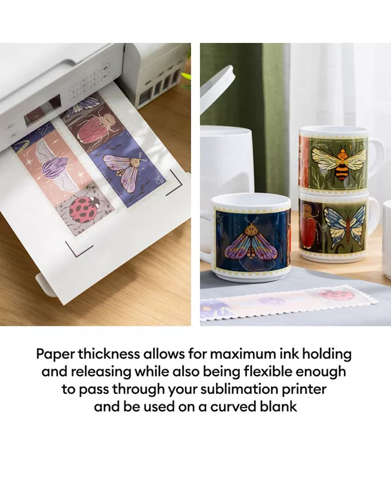 Sublimation Printer Paper - 8.5 in X 11 In, 100 Count