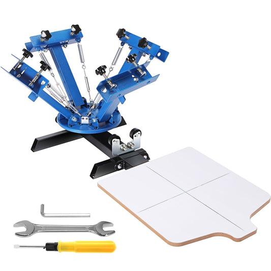 4-Color 1-Station Screen Printing Press T-Shirt Printing Equipment