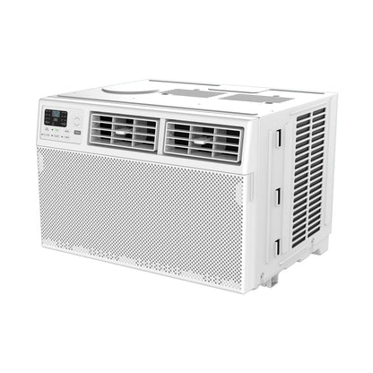 12,000 BTU 550 Sq. Ft. Smart Window Air Conditioner with Fan & Dehumidifier, White