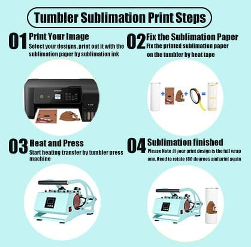 9-20 Oz Mug Heat Press, Tumbler Press, DIY Sublimation, for Straight Blanks Skinny Tumblers, Fits Stainless Steel, Ceramic, Glass Tumbler,Green