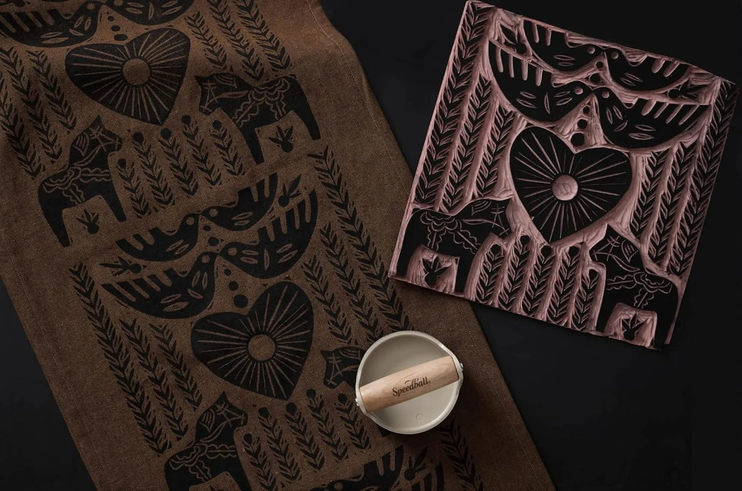 Speedy-Carve Premium Printmaking Blocks - 4" X 6" Pink Carving Material (6-Pack)