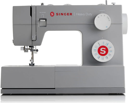SINGER Heavy Duty 4423 Sewing Machine, Grey | Strong Motor, Full Metal Frame, 97 Stitch Applications, 1-Step Buttonhole, LED Light & Accessory Kit