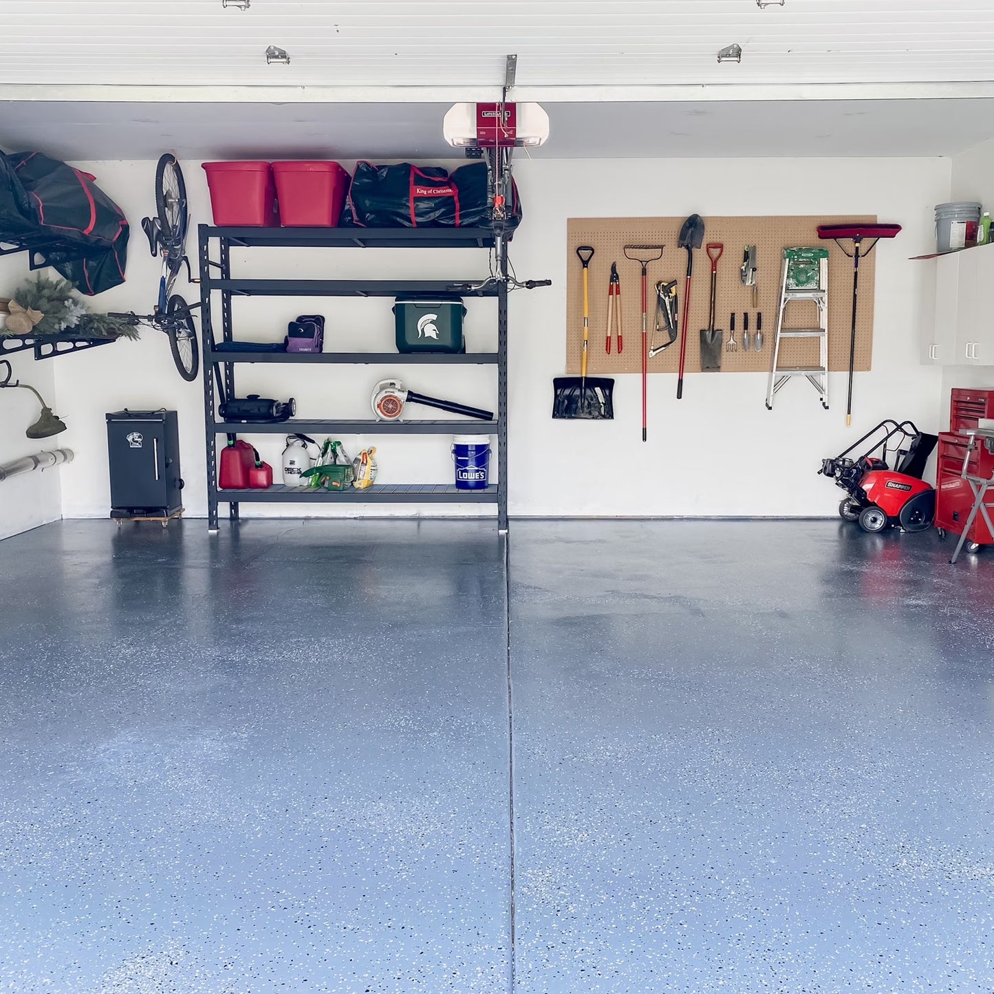 Dark Gray,  Epoxyshield Water-Based Epoxy Garage Floor Coating-365186, Gloss 2.5-Car, 2 Gal Kit, 1 Pack
