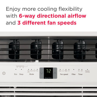 10,000 BTU Window Room Air Conditioner up to 450 Sq Ft, White