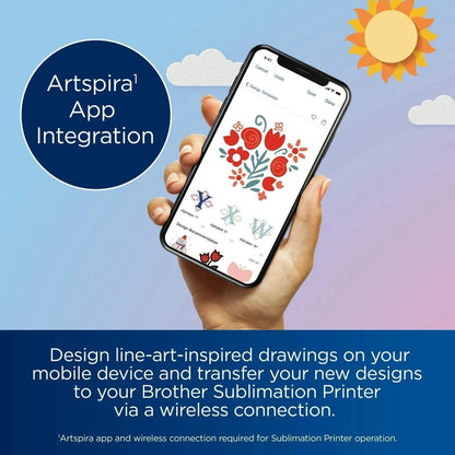Brother SP-1 Sublimation Printer with Silhouette Cameo 5 Alpha