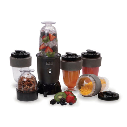 EPB-1800 Personal Drink Blender, 17 Piece, 300W, 16 Oz, Black