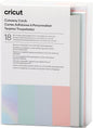 Cricut Cutaway Cards R10, Intricately Design Birthday Cards, Thank You Cards, Custom Greeting Cards, Holographic Backer, Compatible with Cricut Joy/Maker/Explore Machines, Pastel Sampler (18 Ct)