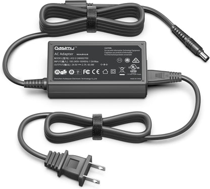 24V P-Touch Printer Adapter Compatible with Brother P-Touch Pt-P900W/P900Wc Pt-P900/P900C P950NW AD9100ESA PA-BT-4000LI Scanncut CM650W CM900 LD1484001 ADS1500W Scanner Label Printer Power Cord