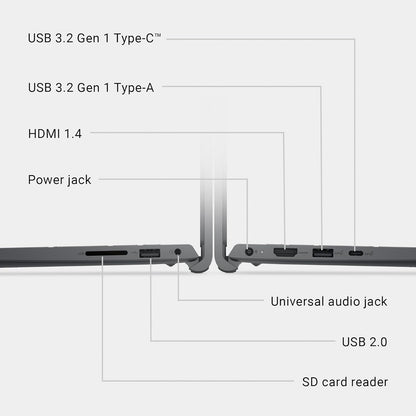 Dell 15 Laptop Dc15255-15.6-Inch FHD 120Hz Display, AMD Ryzen 5-7520U, 8GB LPDDR5 RAM, 512GB SSD, Radeon 610M Graphics, Windows 11 Home, Onsite Service - Carbon Black