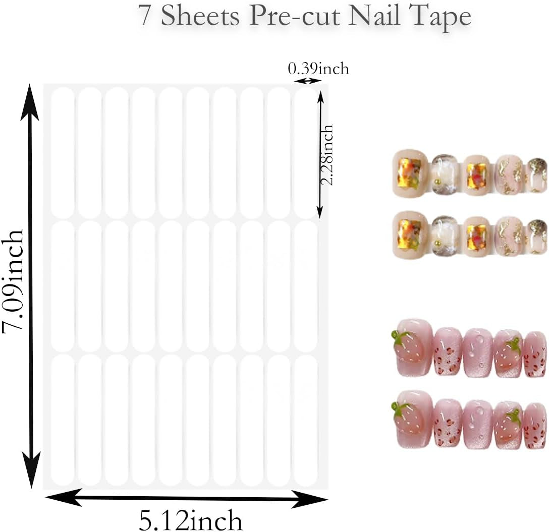 100 Set Press on Nail Tool Kit,Professional Nail Prep Application Disposable Kit with Nail File,Adhesive Tabs,Nails Sticks,Storage Bag and Black Cardboard for Nail Salon Home