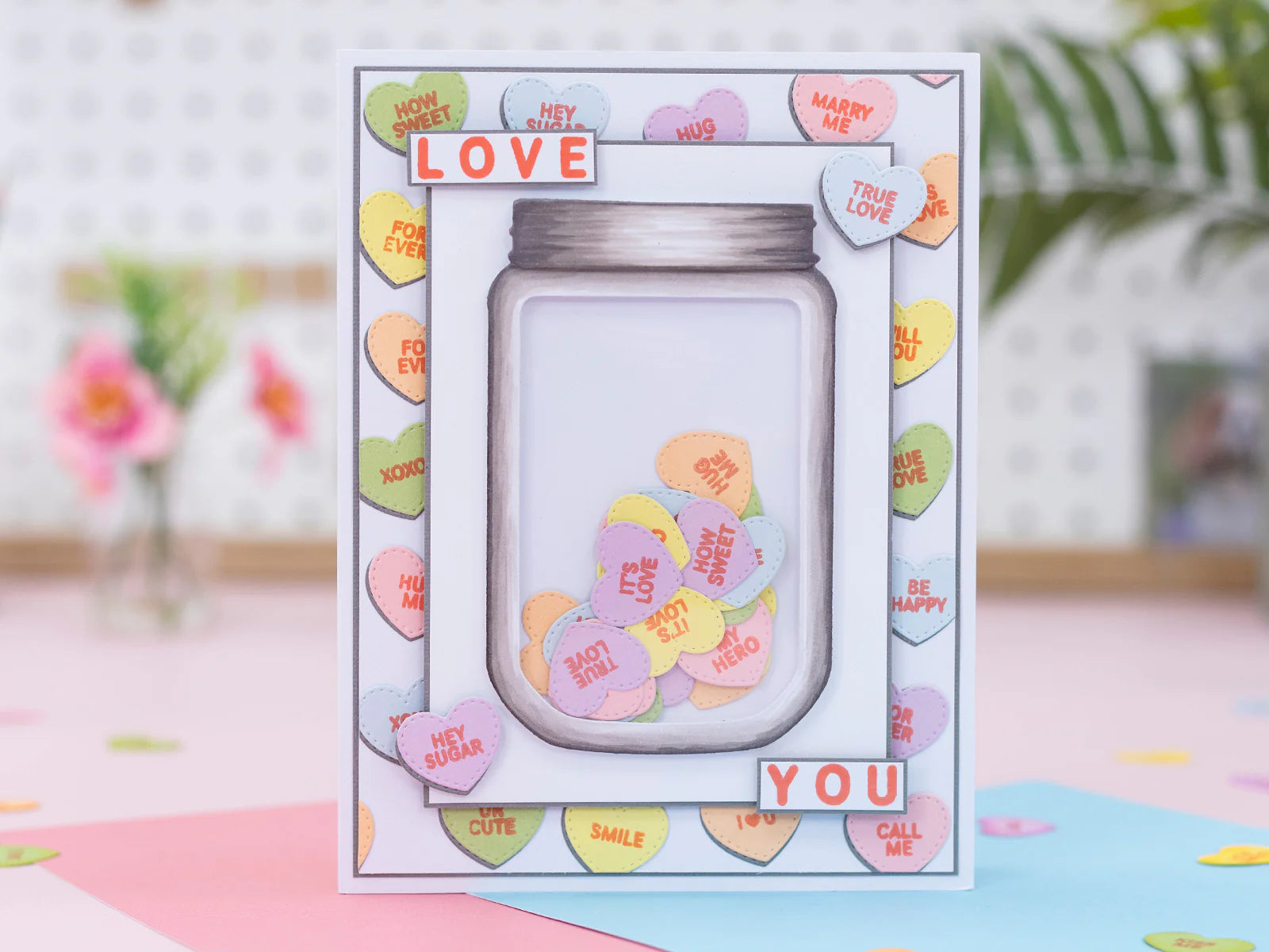 Crafter’S Companion Stamp & Die Kit - Love Hearts