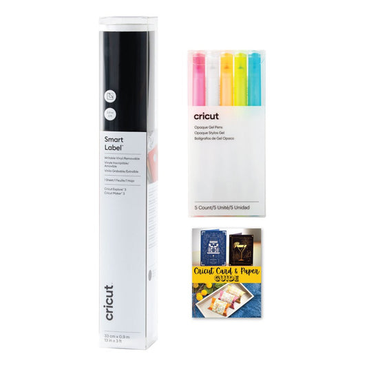 Smart Label Writable Vinyl Black Removable and Opaque Gel Pens Bundle