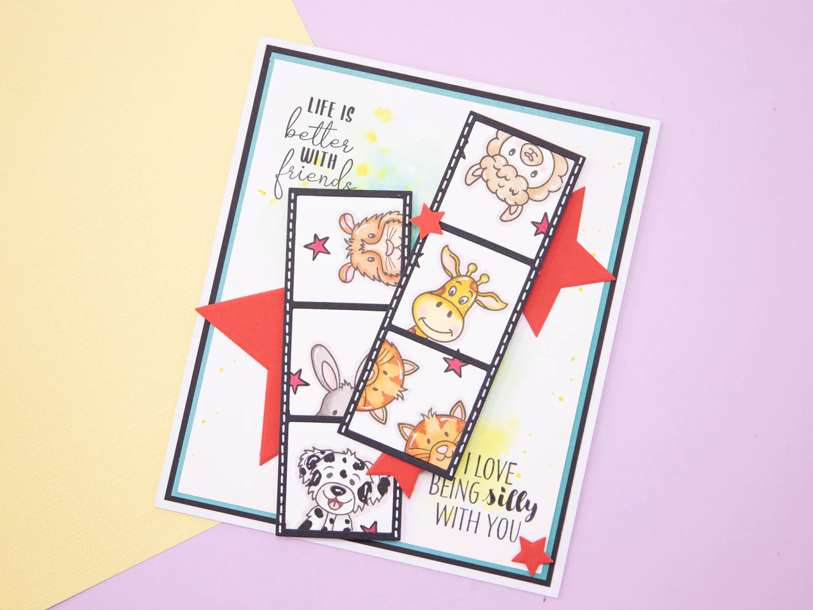 Party Animal Stamp & Metal Die Set