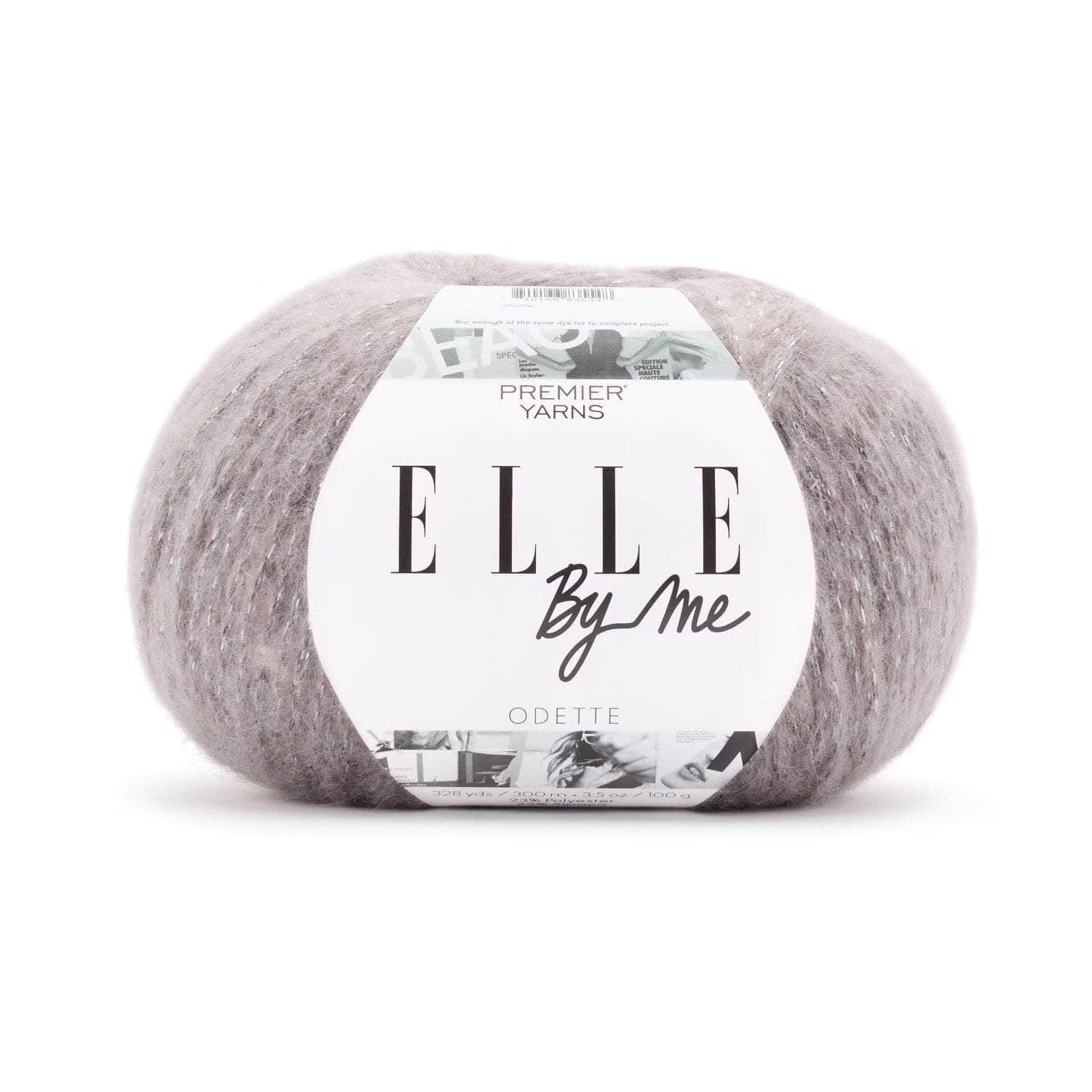 Premier Yarns ELLE by Me Odette, Bulky Yarn for Crocheting and Knitting, Merino Wool Blend, Wisp