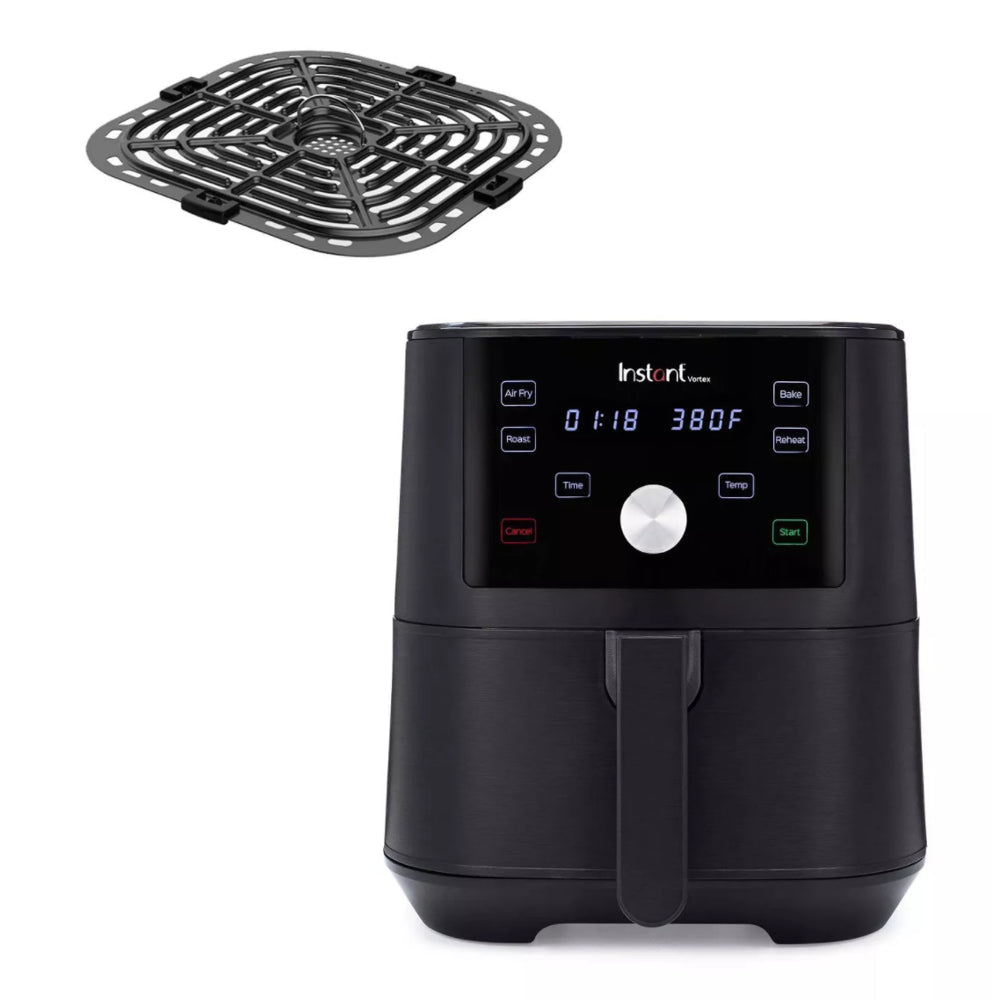 Instant Vortex 4-Quart Small Air Fryer with Customizable Smart Cooking Programs and Nonstick Dishwasher-Safe Basket