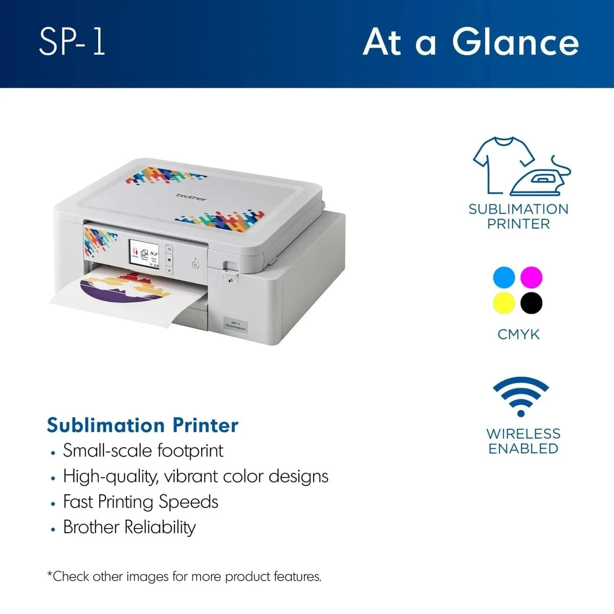 Brother SP-1 Sublimation Printer with Silhouette Cameo 5 Alpha