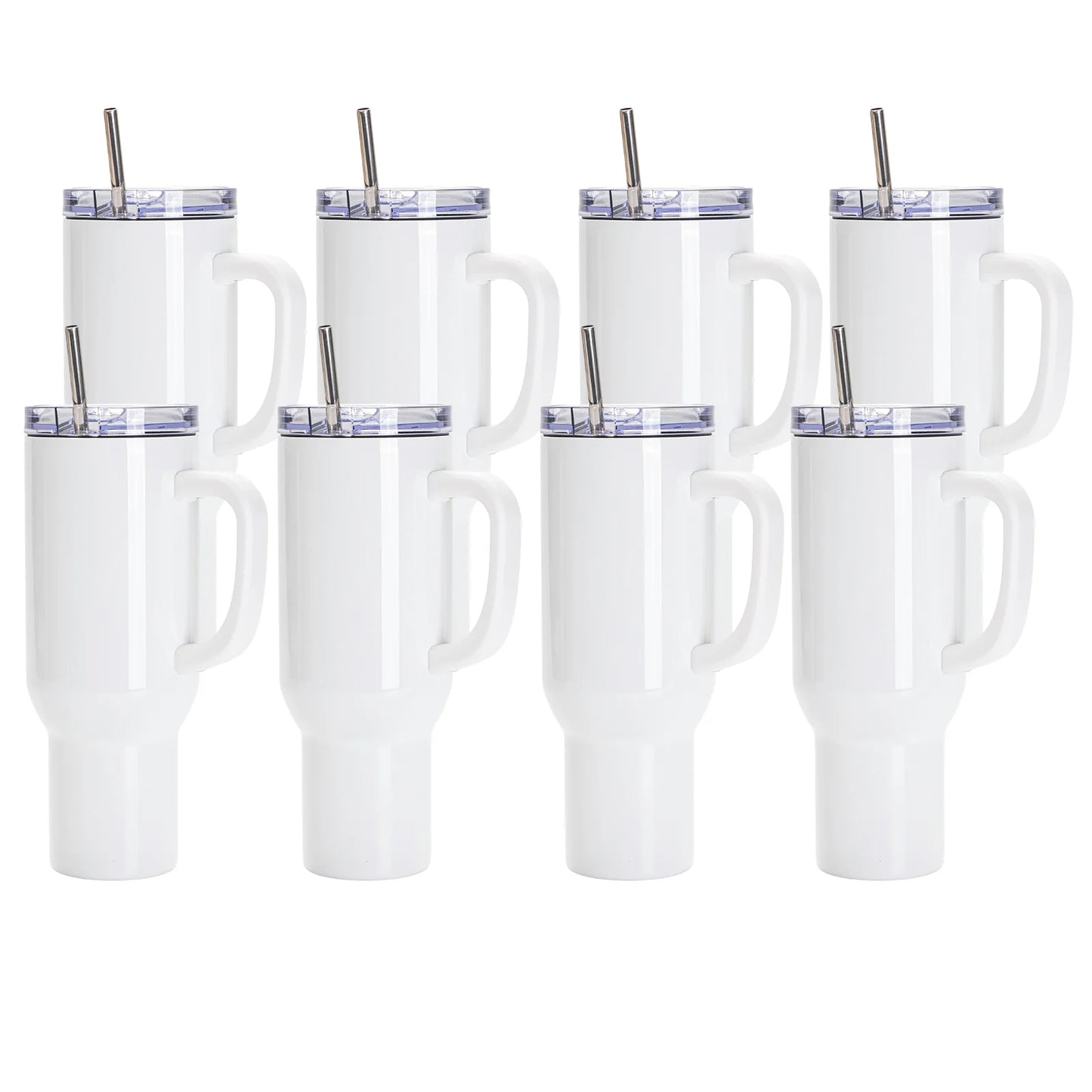 40 OZ 30 OZ Tumbler Heat Press Sublimation Starter Benginers Kit Bundle with Sublimation Tumblers 40 OZ and 20 Oz,Sublimation Tape,And Sublimation Paper