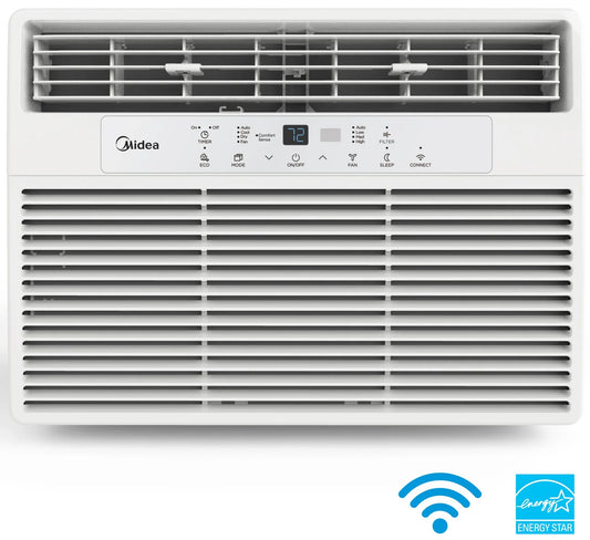 10,000 BTU 115V Smart Window Air Conditioner with Comfort Sense Remote, White, MAW10S1WWT-T, New