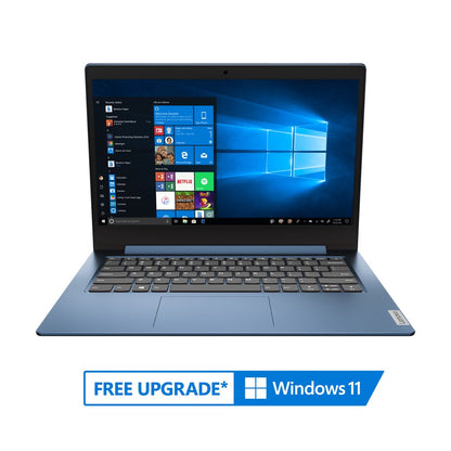 Ideapad 1 14.0" Laptop, Intel Pentium Silver N5030 Quad-Core Processor, 4GB Memory, 128GB Solid State Drive, Windows 10S - Ice Blue - 81VU000JUS