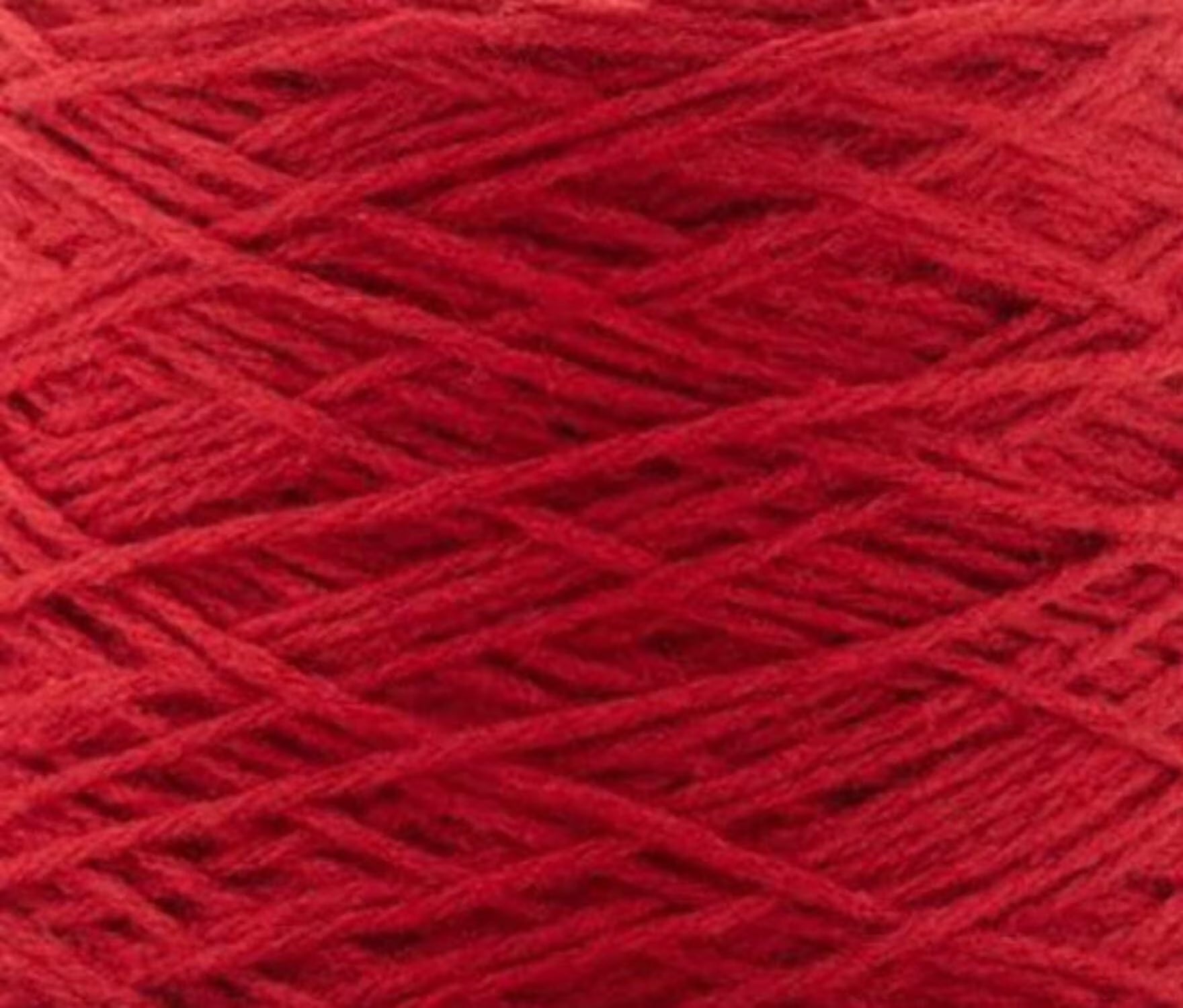 Premier Home Cotton Solid Cone Yarn, Ideal Knitting and Crochet Supplies, Made of Recycled Cotton and Polyester, White