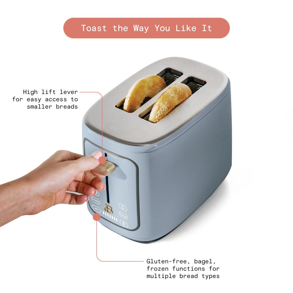 2 Slice Touchscreen Toaster, Cornflower Blue by Drew Barrymore