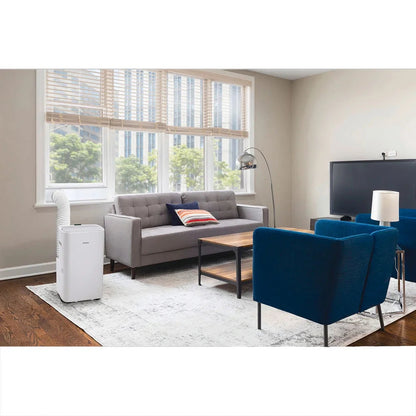 14,000 BTU Portable Room Air Conditioner with Heat Pump, White