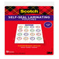 Self-Seal Laminating Pouches, 10 Count, 8.5" X 11", 3 Mil Thick